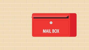 Mailbox vector. mailbox on white background. vector