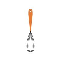 Beater egg whisk vector. Beater whisk on white background. vector