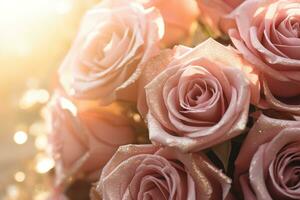 AI generated Elegant Flower Background photo