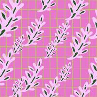 Botanical seamless backdrop featuring foliage. vector