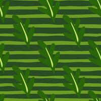 Elegant seamless leaves pattern. vector