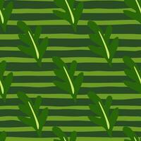 Elegant seamless leaves pattern. vector