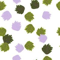 Charming seamless floral pattern with a touch of vintage. vector