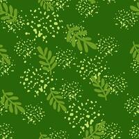 Artistic seamless foliage design. vector