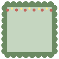 Cute Christmas Frame for decoration png