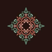 Baroque Design Element or Ornament vector