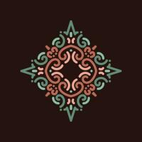 Baroque Design Element or Ornament vector