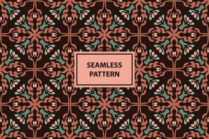 arabic seamless pattern with calm color vector