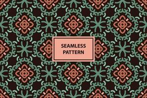 arabic seamless pattern with calm color vector
