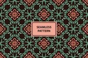 arabic seamless pattern with calm color vector