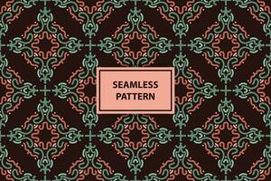 arabic seamless pattern with calm color vector