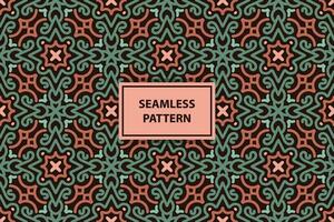 arabic seamless pattern with calm color vector