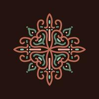 Baroque Design Element or Ornament vector
