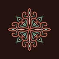 Baroque Design Element or Ornament vector