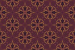 Arábica modelo. púrpura y naranja antecedentes con Arábica adornos patrones, antecedentes y fondos de pantalla para tu diseño. textil ornamento. vector ilustración.