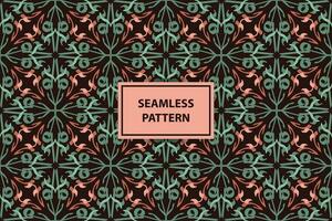arabic seamless pattern with calm color vector