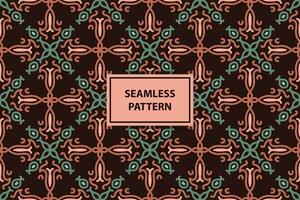 arabic seamless pattern with calm color vector