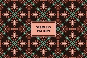 arabic seamless pattern with calm color vector