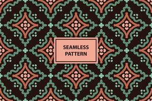 arabic seamless pattern with calm color vector