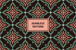 arabic seamless pattern with calm color vector