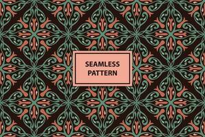 arabic seamless pattern with calm color vector