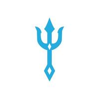 Trident logo vector template symbol element design