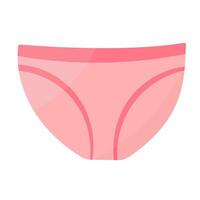 menstrual panties pink reusable eco icon element vector