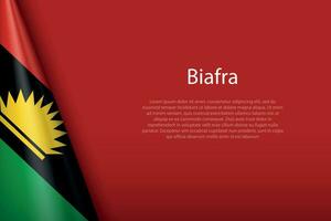 flag of Biafra, Ethnic group, isolated on background with copyspace vector