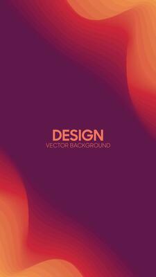 Abstract vertical colorful papercut wave background