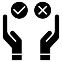 Decision-Making icon line vector illustration