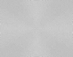 Abstract, hypnotic background with concentric circles. Halftone radial background. Monochrome texture for printing on badges, posters, and business cards. vector