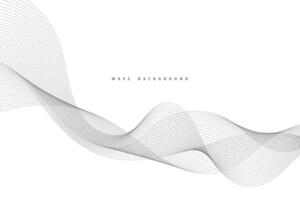 líneas para el antecedentes. negro rayas en un blanco antecedentes. curvo ondulado línea, suave raya. vector