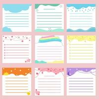 Sticky note illustration vector