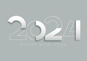 modern Happy New Year background vector