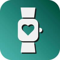 Smart Watch Vector Glyph Gradient Background Icon For Personal And Commercial Use.