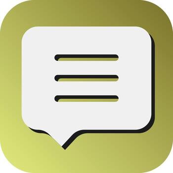 Messages Vector Glyph Gradient Background Icon For Personal And Commercial Use.