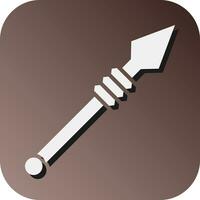 Spear Vector Glyph Gradient Background Icon For Personal And Commercial Use.