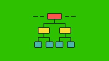 animation VIDEO 4K animated Decision Tree. This animated video is perfect for a captivating business presentation