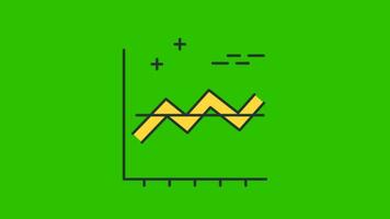 Animation Video 4k animiert Variabilität Diagramm. diese animiert Video ist perfekt zum ein fesselnd Geschäft Präsentation