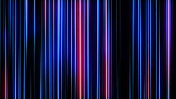 Abstract colorful background with light vertical stripes, bright neon rays and glowing lines, glowing paths. High speed lines. looping 3D animation video