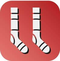 Socks Vector Glyph Gradient Background Icon For Personal And Commercial Use.