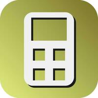 Meter Vector Glyph Gradient Background Icon For Personal And Commercial Use.