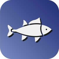 Tuna Vector Glyph Gradient Background Icon For Personal And Commercial Use.