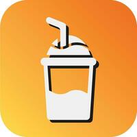 Soft drink Vector Glyph Gradient Background Icon For Personal And Commercial Use.