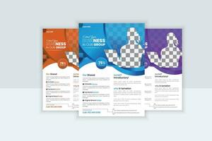 free professional corporate flyer design vector