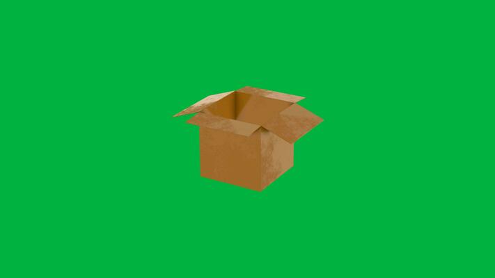 Box Opening Animation Stock Video Footage for Free Download