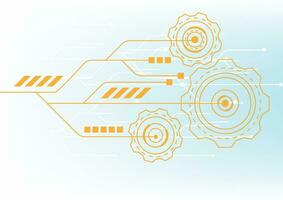 gear abstract background vector