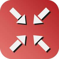 Minimize Vector Glyph Gradient Background Icon For Personal And Commercial Use.