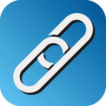 enlace vector glifo degradado antecedentes icono para personal y comercial usar.