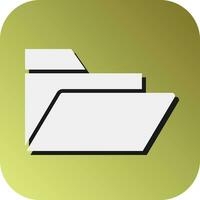 Folder Vector Glyph Gradient Background Icon For Personal And Commercial Use.